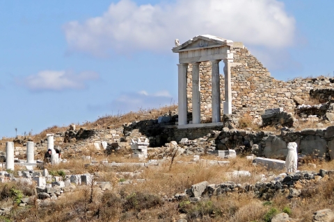 From Mykonos: Delos Archaeological Site Guided Evening Tour Tour in English with Hotel Transfer