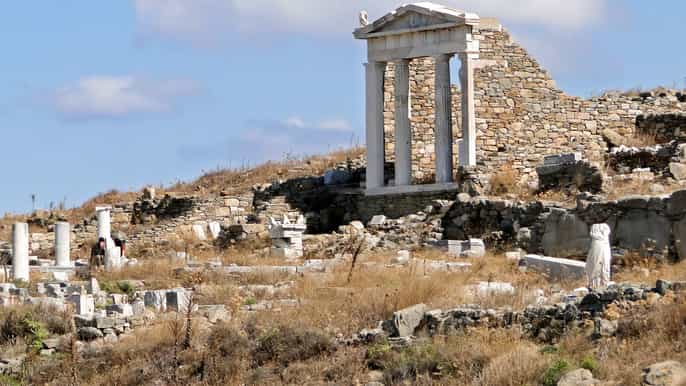 the original delos guided tour from the cruise ship port