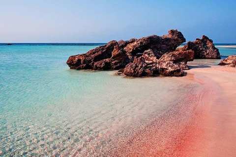 Chania: Viagem de 1 dia pela praia de Elafonisi com parada na vila de Elos