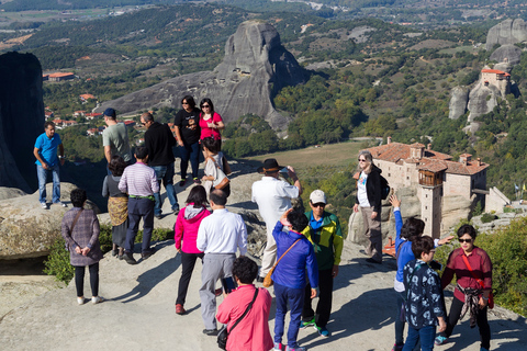 Meteora Full-Day Trip from Athens by Train Shared Tour in English with Economy Class Train