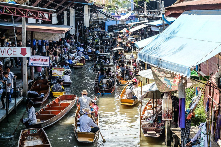 Bangkok Floating & Railway Markets: Damnoen & Maeklong
