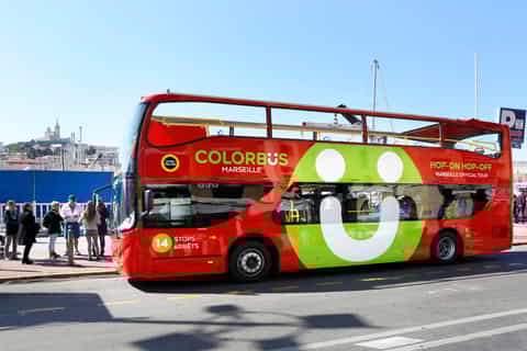 Colorbus: Panoramic tour of Marseille by Hop-On Hop-Off bus
