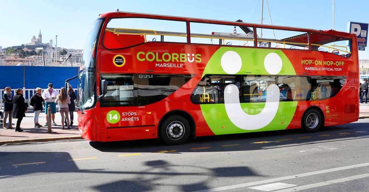 Colorbus: Panoramic tour of Marseille by Hop-On Hop-Off bus
