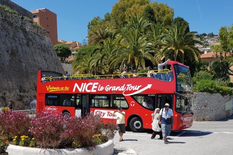 Nizza: Yhden tai kahden päivän hop-on hop-off -bussilippu