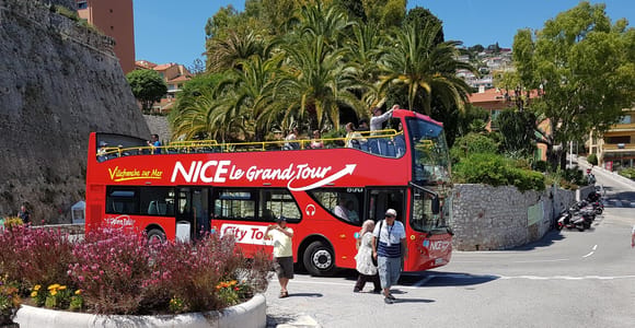Nice: 1- or 2-Day Unlimited Hop-On Hop-Off Bus Tour
