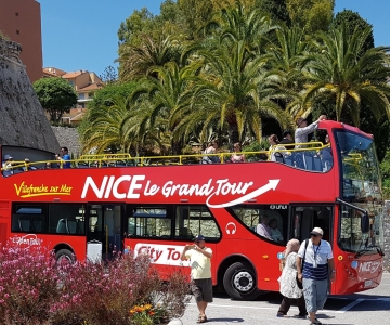 Nice: Bilhete de 1 ou 2 Dias para o Ônibus Hop-On Hop-Off