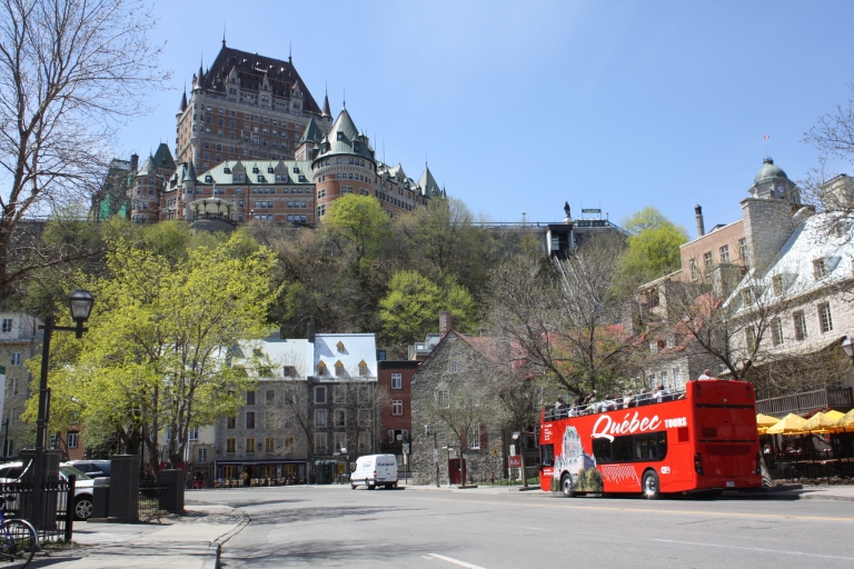 Quebec City: Hop-on Hop-off Open-Top Double Decker Bus Tour 1-Day Ticket: Hop-On Hop-Off Ticket for Red City Loop