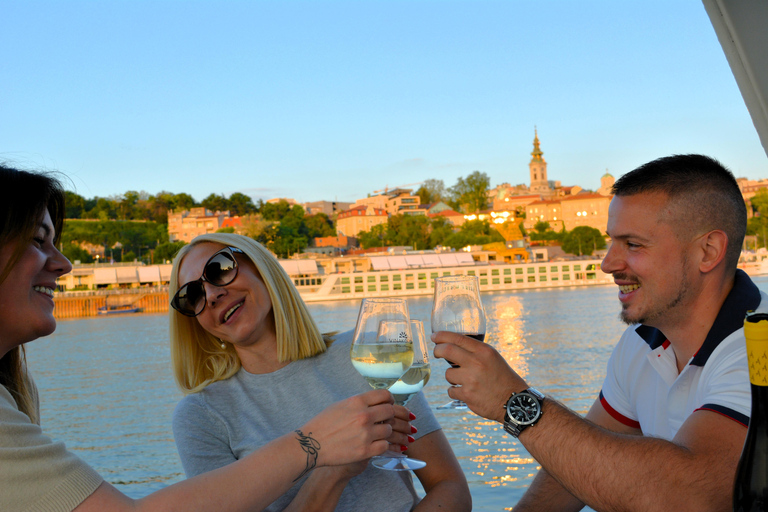 Belgrade: PRIVATE Luxury Boat Cruise on 2 Rivers 2 HOURS Private luxury boat day cruise + FREE DRINKS