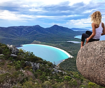 Viagem de 1 dia a Wineglass Bay e ao Parque Nacional Freycinet a partir de Hobart