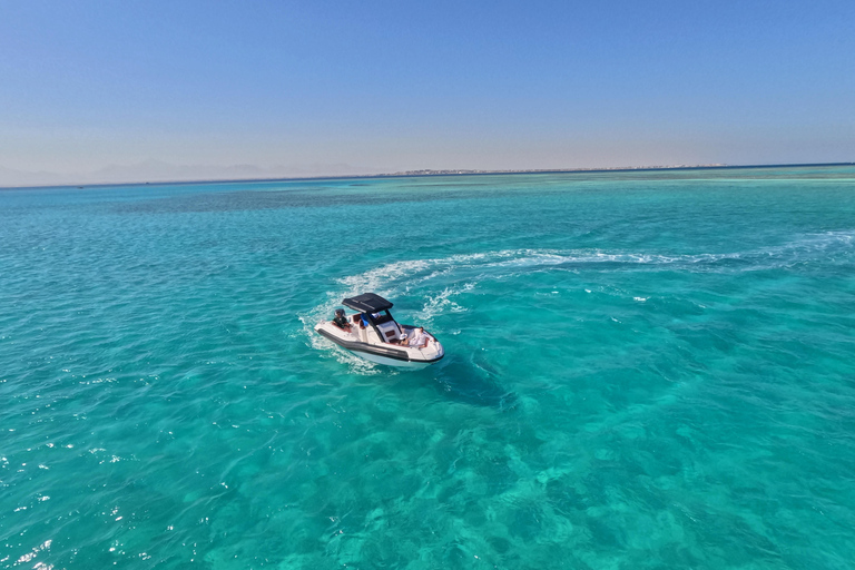 Hurghada : Excursion en bateau rapide à Turtle Bay avec plongée en apnée