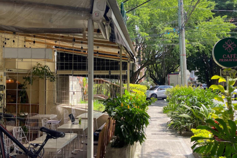 Die Kunst des Kaffees in Medellin, Kolumbien.