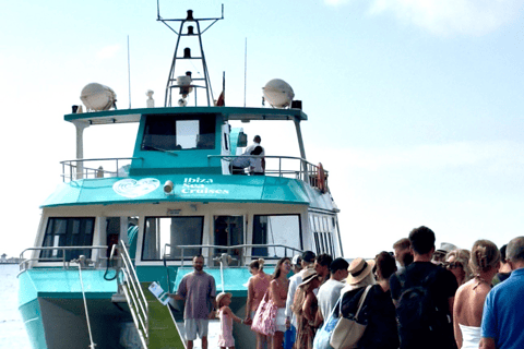 Ibiza: excursão de barco de dia inteiro a Formentera com almoço e mergulho com snorkel