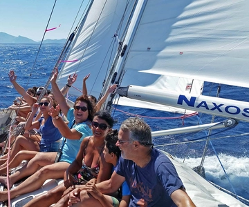 Naxos: Full-Day Sailing Tour w/ Swim Stops, Snacks & Drinks