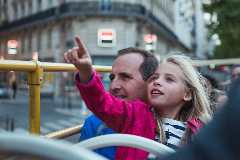 Parigi: Tour del Big Bus in autobus Hop-on Hop-off e crociera sulla SennaCrociera hop-on hop-off di 48 ore e sulla Senna