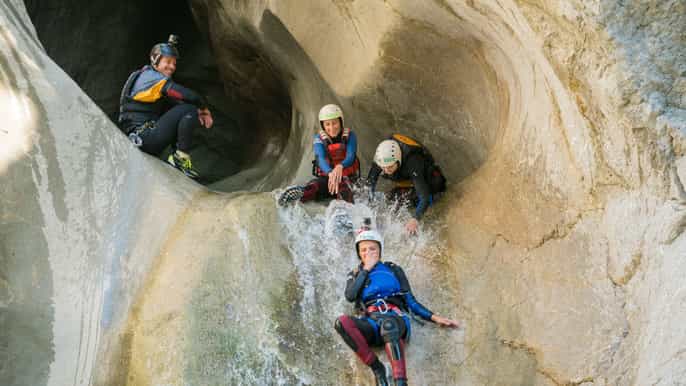 canyoning on the chli schliere