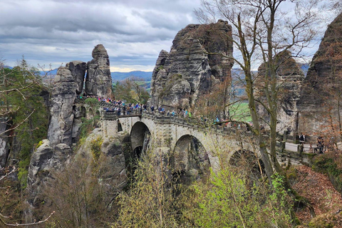 Excursión de un día desde Praga a la Suiza de Bohemia y Sajona