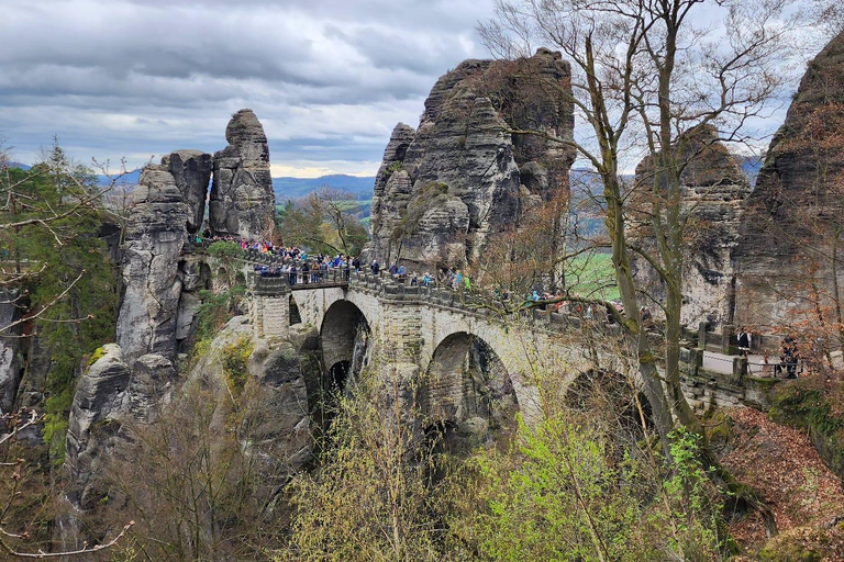 Dagsutflykt från Prag till Böhmiska och Saxiska Schweiz