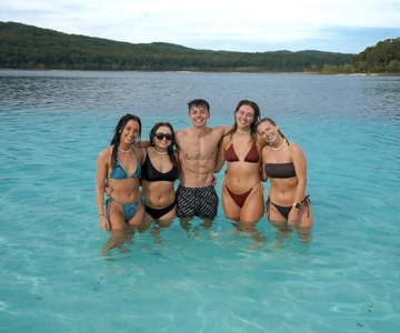 De Rainbow Beach: Excursão de 2 dias em K'gari (Fraser Island) com tração às quatro rodas