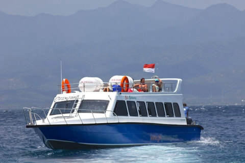 Schnellboot-Transfer zwischen Bali und Gili AirGili Air nach Bali