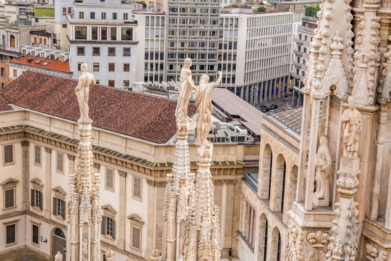 Milaan: rondleiding dakterrassen Duomo zonder wachtrijRondleiding in het Engels