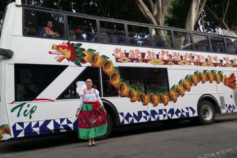 Tour por Puebla en un tranvía de dos pisos
