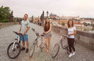 Prag: Kleine Gruppe oder private E-Bike Stadtführung