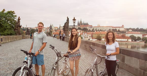 Prag: Kleine Gruppe oder private E-Bike Stadtführung