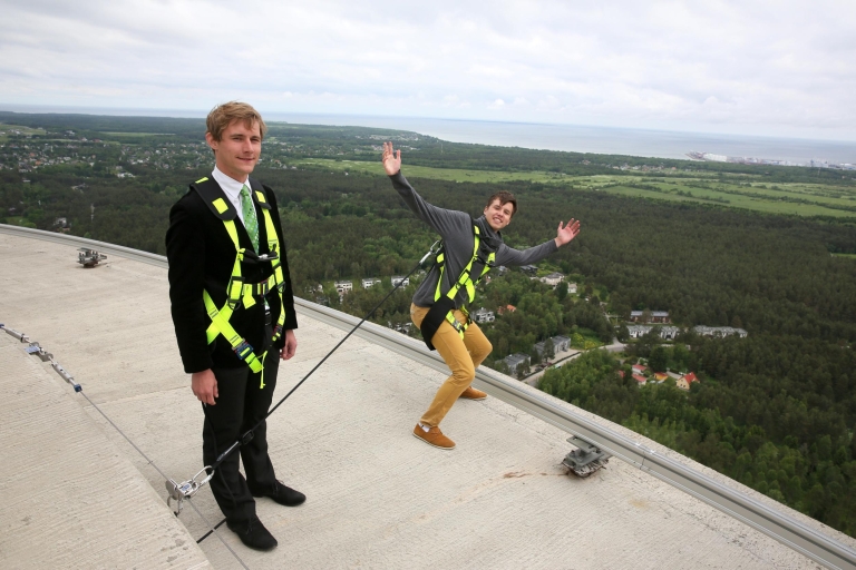Wieża telewizyjna w Tallinie: Spacer po krawędzi