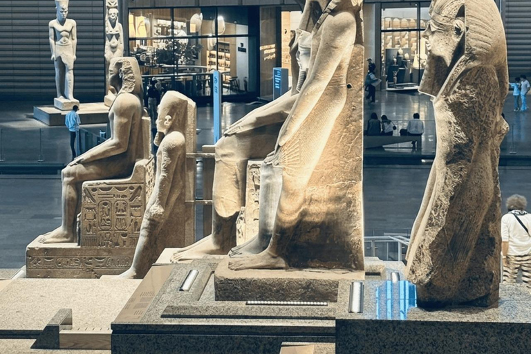 Hurghada Cairo flight: pyramids, kings mummies museum or GEM pyramids, GEM Museum