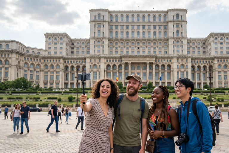 Bucharest Tour: Parliament, Ceausescu Villa & Village Museum PRIVATE-MINIVAN-Entrance tickets are included