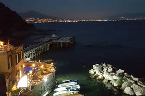 naples pizza dinner and sightseeing cruise by boat