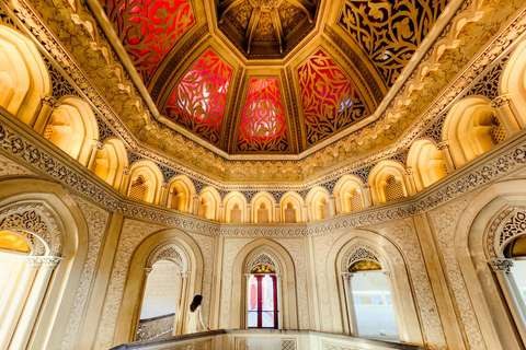 From Lisbon: Sintra, Pena, Regaleira & Cascais Day Trip Private Full Experience: Day trip (Spanish Host)