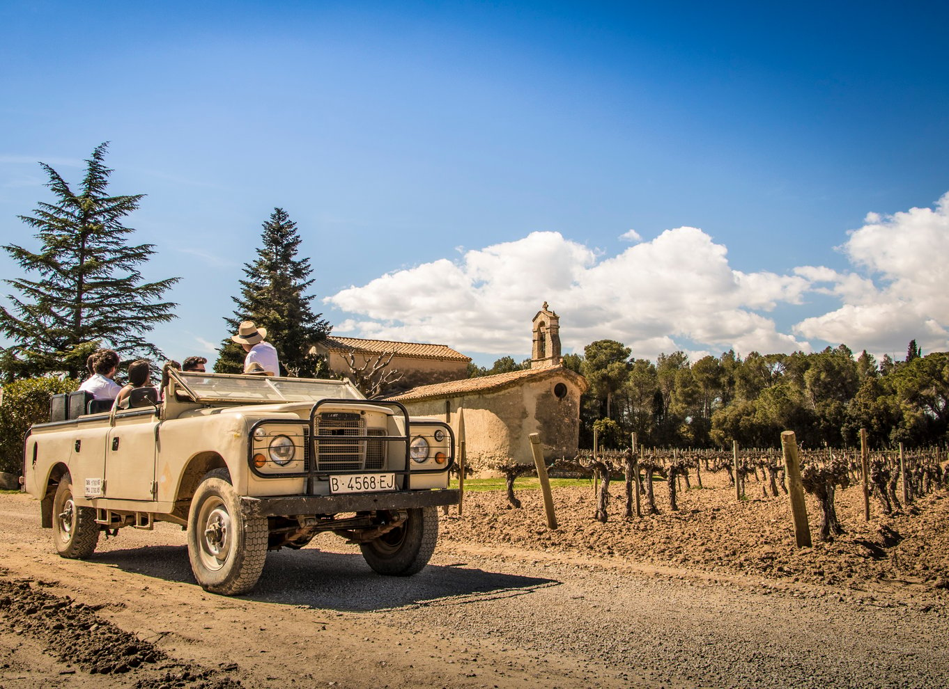 Fra Barcelona: Penedés Vineyards Tour med 4WD med vin og cava