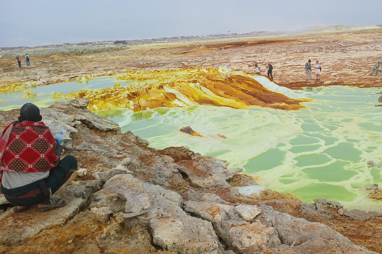 Mekele: 3-dniowa wycieczka do depresji Danakil i „Velcano”.