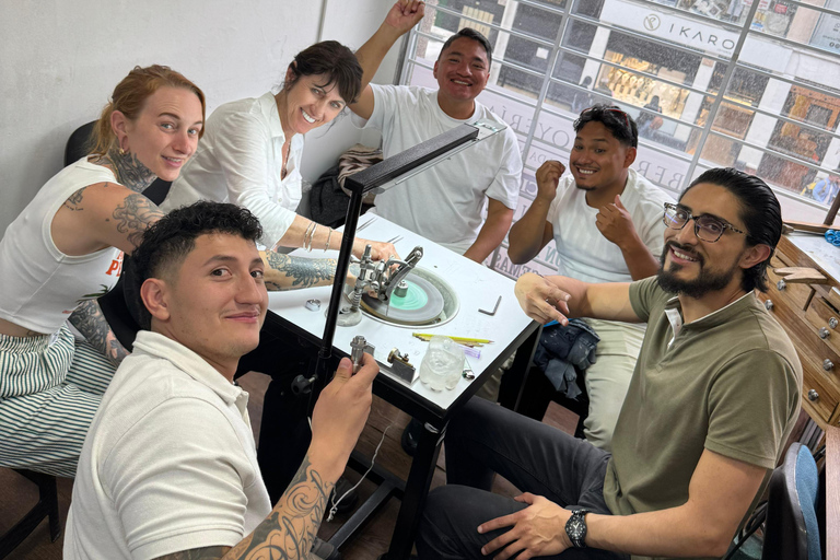 Bogota: Authentic Emerald Carving Workshop with an Artisan