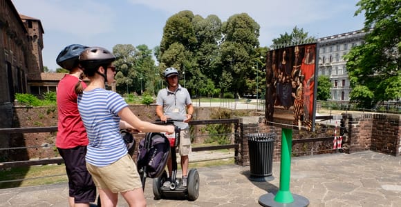 Mailand: SEGWAY-Tour mit Live Tourist Guide 3 Stunden und eine Hälfte