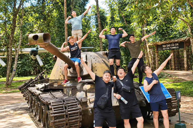 HCMC: Cu Chi Tunnels Morning or Afternoon Guided Tour Group tour - Small Size
