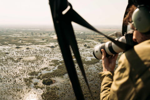 Maun: 60 Minute Doors-Off Scenic Flight Maun: 60 Minute Doors-Off Scenic Flight with Pick-Up