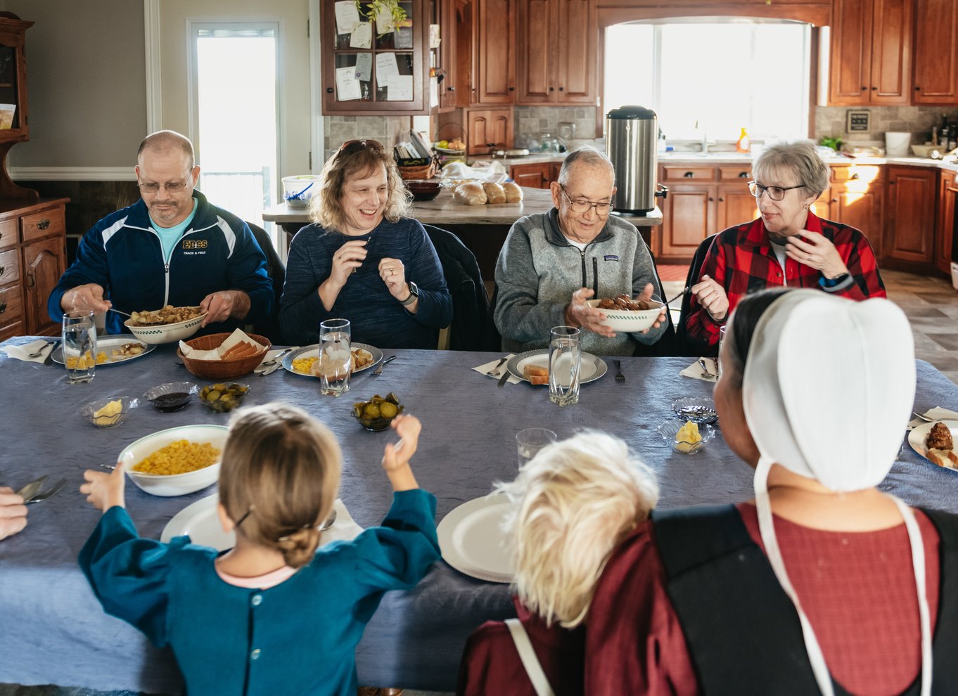 Lancaster County: Rundvisning og måltid hos en amish-familie