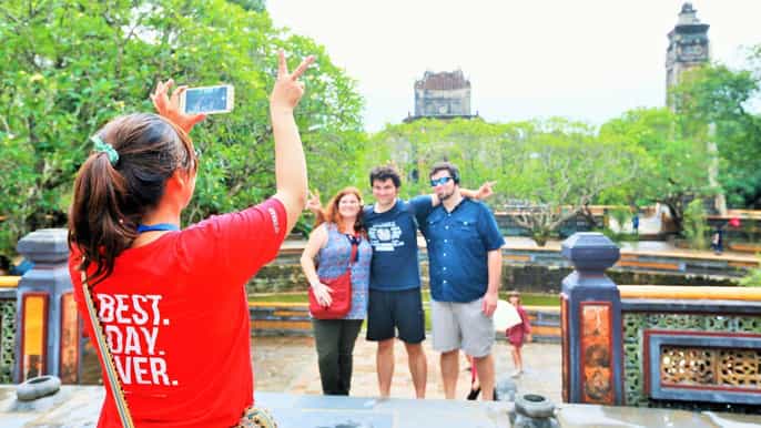 hue small group city tour by bus boat with lunch