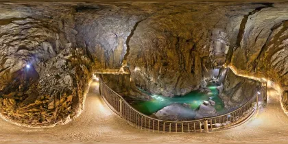 Ab Triest: Gestüt Lipica & Höhlen von Škocjan