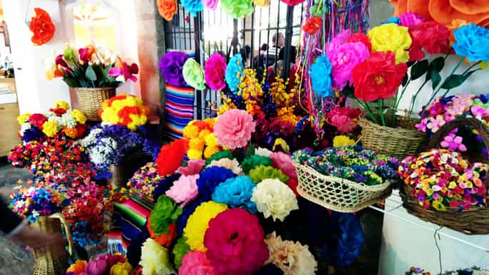 mexico city bazaar saturday convent of carmen san angel