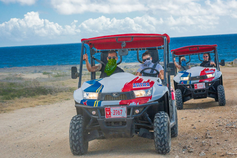 Poranna wycieczka UTV po wyspie Aruba.