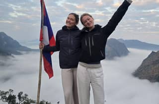 Nong Khiaw: Trekking zum Camping über den Wolken