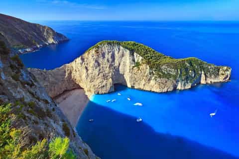 Navagio Shipwreck Beach and Blue Caves Full-Day Tour