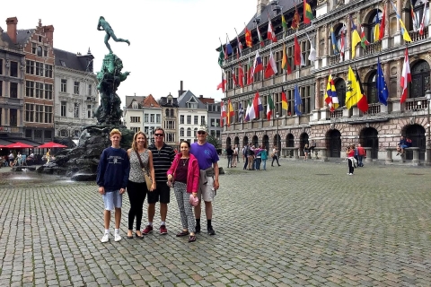 Anvers : visite de 2 h des incontournables à piedVisite en néerlandais