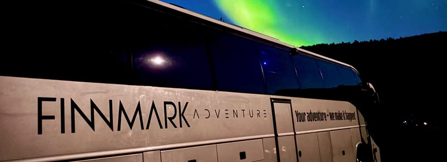 Alta : visite en bus des aurores boréales