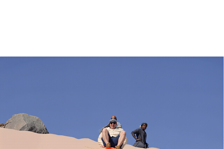 Hurghada: Mount Shaib El Banat Tour with Sandboarding Sand boarding and hiking & camel ride