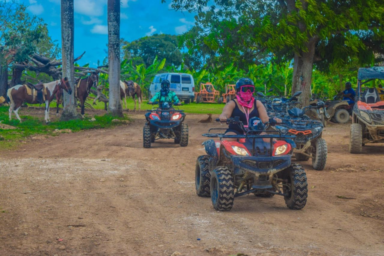 Przygody ATV w Punta Cana - plaża Macao i Cenote