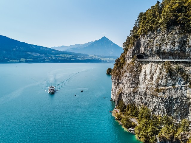 Visit Interlaken Boat Day Pass on Lake Thun and Lake Brienz in Bern, Switzerland